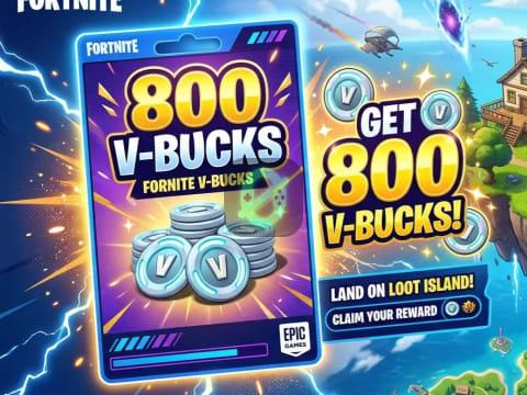 800 Vbucks Top-Up