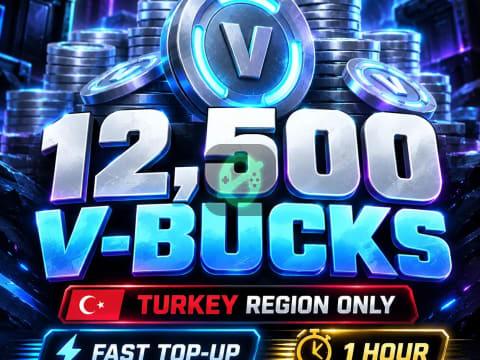 12,500 V-Bucks | TURKEY 🇹🇷 | Fast Top-Up